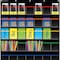 Teacher Created Resources Black Storage Pocket Chart, 35 Pockets, 32.5" x 63.5" TCR20844 - alternate 2